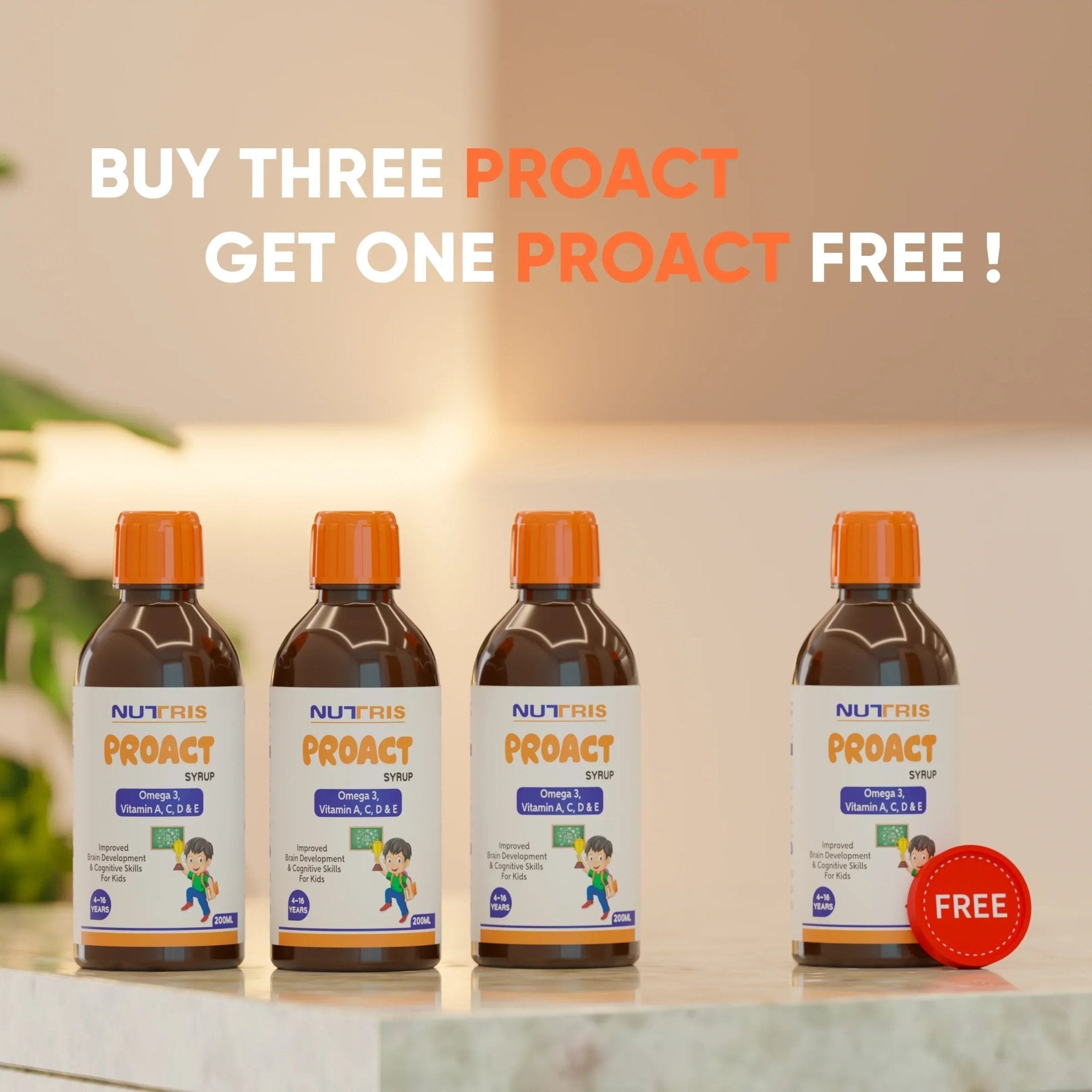 Proact Syrup - Omega-3 for Children's Brain Development